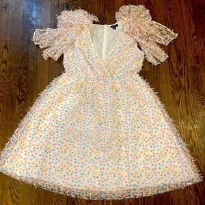 Halogen X Atlantic- Pacific Confetti Party Dress